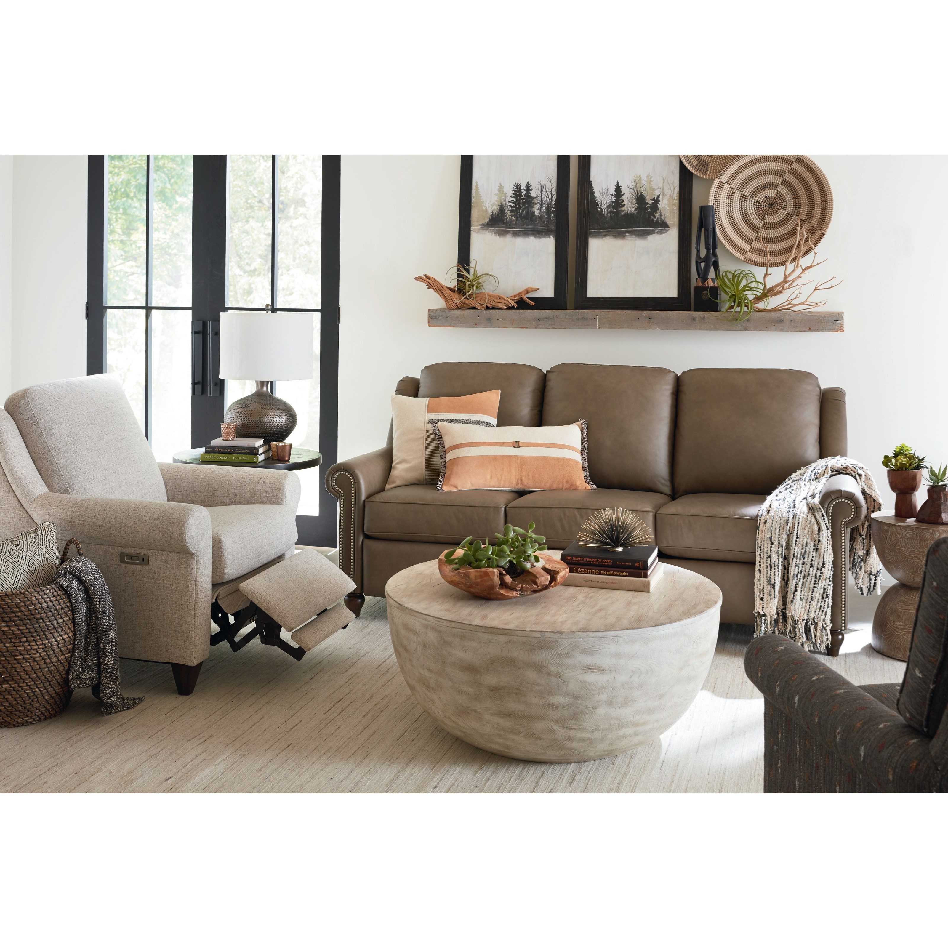 Custom made store recliner sofa